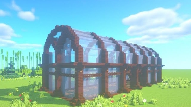 КАК СДЕЛАТЬ ТЕПЛИЦУ В MINECRAFT PE