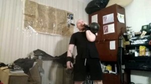 ночная треня с гирей