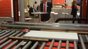 Сверлильно-присадочная линия с CNC Priess & Horstmann - загрузка