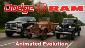 Эволюция пикапа Dodge / Ram 1920–2026 👍🚀👇