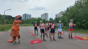 Воскресная Контрольная 06 07 25 - с динозавром. Старт и финишная камера