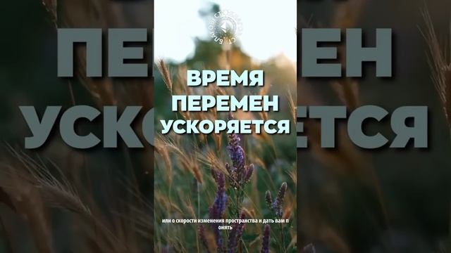 #БлагоВест ✴ ВРЕМЯ ПЕРЕМЕН УСКОРЯЕТСЯ