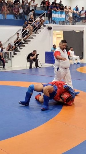 One move — and his opponent's in the air!