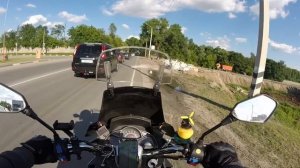 на скутере ГЭЛАКСИ  по пробкам. .дпс. .(6)