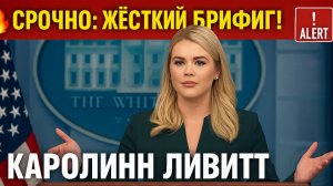 🔥 Пресс-секретарь Каролин Ливитт проводит брифинг для представителей СМИ