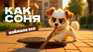 Как собачка Соня поймала эхо🎬