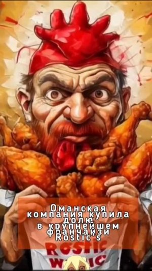 Оманская компания купила долю в крупнейшем франчайзи Rostic’s