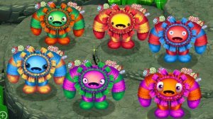 Цветак / Flowah - все варианты цвета призматиков (My Singing Monsters: Dawn of Fire)