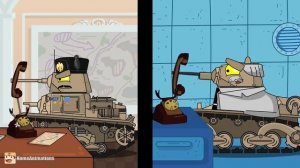 HomeAnimations – Мультики про танки  Монстр атакует - Мультики про танки