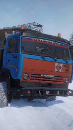 Шел по зимнику Камаз колеёй... ( SnowRunner )