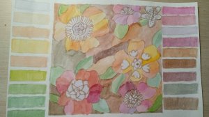 Урок 19. Акварельная роспись ткани для начинающих.