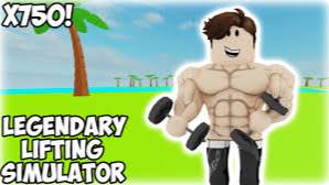 Играю в Легендарный симулятор подъема в Roblox