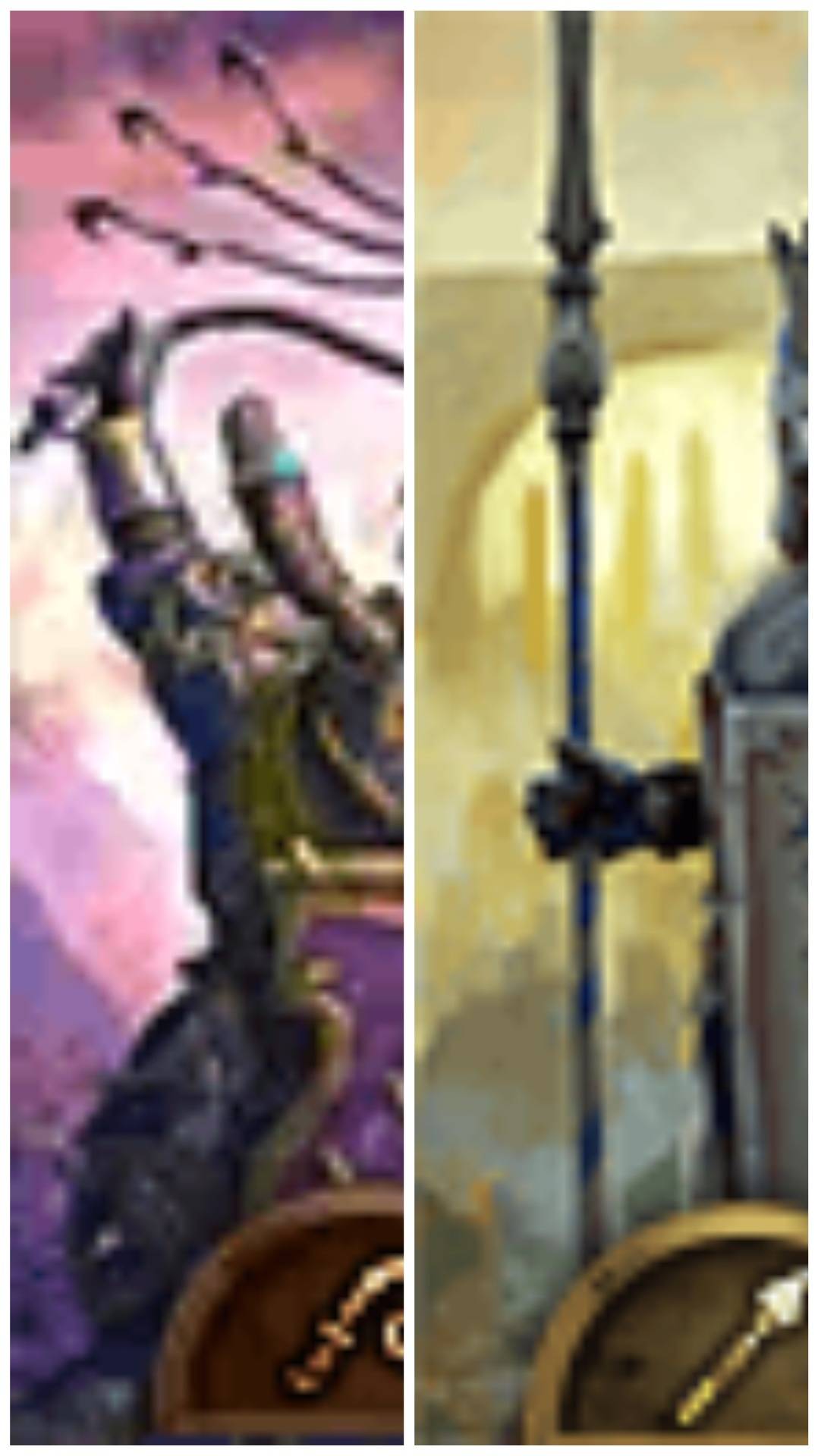 Сравнение отрядов Тотал вар вархаммер 3 : избранные слаанеша  адские плети VS сильварионава гвардия