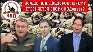 Евгений Федоров почему стесняется своих НОДовцев? Мой уход из НОД не случаен. Михайлов vs Самонкин