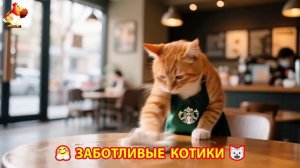 Заботливые котики спешат на помощь (137)