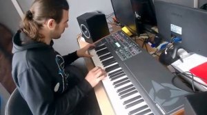 Access Virus Ti: playing "Terminator-2" theme