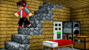 КУДА ВЕДЁТ ЭТА СЕКРЕТНАЯ ДВЕРЬ ПОД ЛЕСТНИЦЕЙ В МАЙНКРАФТ  Minecraft