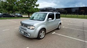 мухобойка карбон на nissan cube