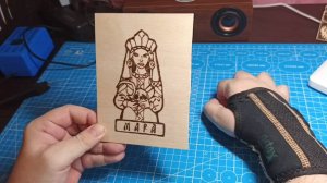 Славянская богиня Мара. Выжигание по дереву.