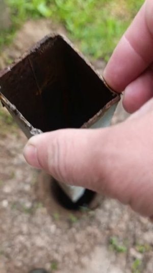 Столбы для забора. Самый дешевый вариант.