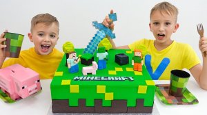 Влад и Ники готовят еду для крутой вечеринки! Видео для детей.