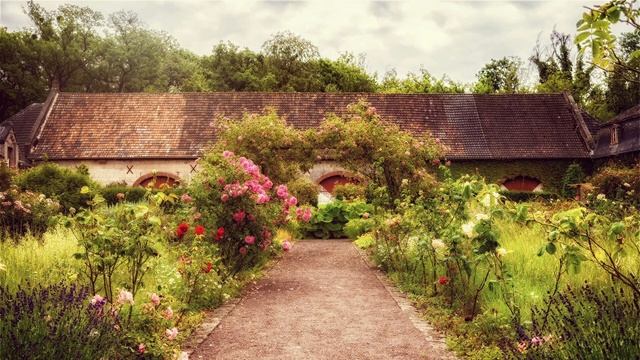 Атмосфера летнего сада и музыка - звуки сада и мягкая эмбиентная фортепианная музыка смотреть онлайн