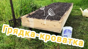 Грядка-кроватка для укропа