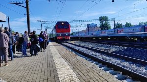 провожаем поезд в мурманск