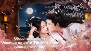 Обзор мини дорам: "Романтическое руководство по сну" и "Однажды во сне".