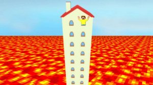 Пол это лава в Roblox !