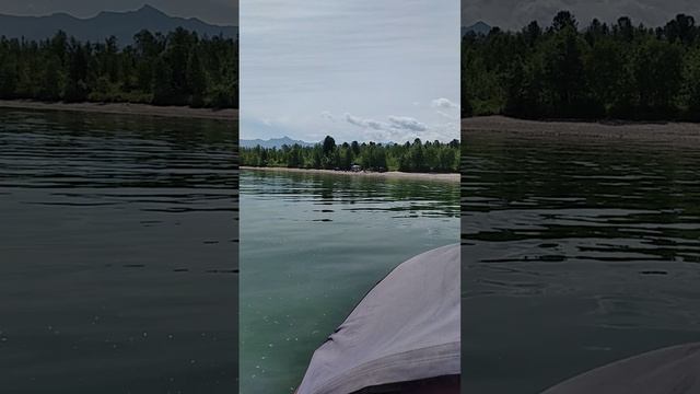 по Байкалу  ☀️💧 на моторной лодке -3- (2025.07.05)