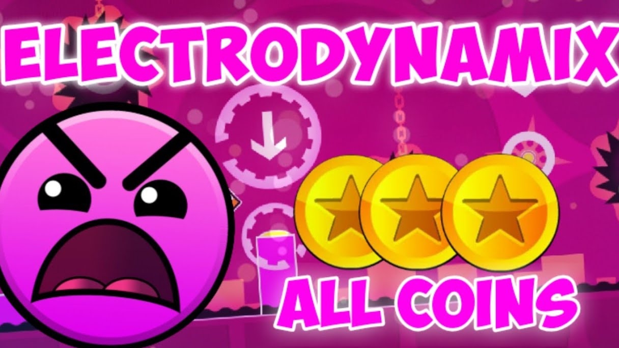 Прохождение уровня "Electrodynamix". 3 coins. Geometry dash. #сезонконтентаRUTUBE