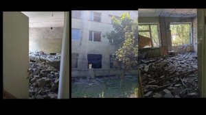 ‼️🇷🇺🏴☠️Враг ударил по поликлинике в Новой Каховке, практически уничтожив медучреждение!