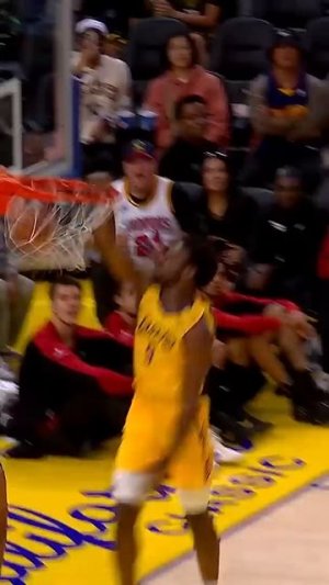 Bronny with the steal & SLAM!