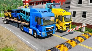 Машинки летают и прыгают! Развивающие мультики Машины помощники. Мультфильмы про машинки