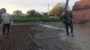 Бетонные работы, фундамент, плита