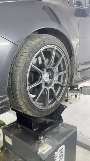Subaru Levorg на вибростенде, видео 3