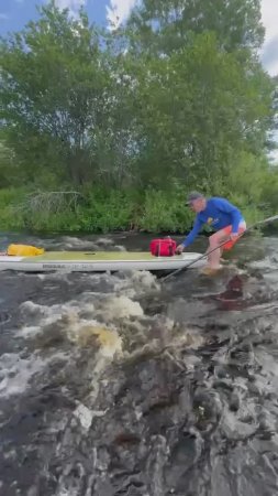 🏞 Маршрут сап-марафона по Медведице — проверен💪 #shorts
