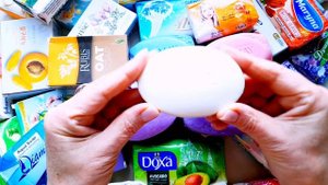АСМР. ШУРШАНИЕ И ШЕЛЕСТ УПАКОВКИ. РАСКЛАДЫВАЮ КРАСОЧНОЕ МЫЛО.