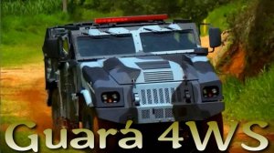 Guará 4WS - бронемашина Бразилии
