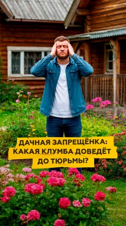 Дачная запрещёнка: какая клумба доведёт до тюрьмы