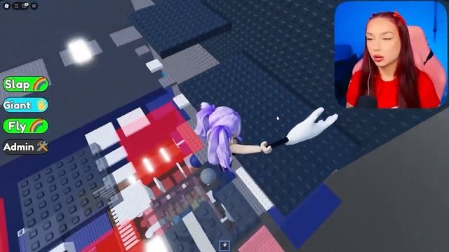 РОБЛОКС БАШНЯ АДА, но я СКИДЫВАЮ ИГРОКОВ ! 🤣 (Slap Tower Roblox) смотреть онлайн