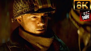 Call of Duty: WWII - Heart-to-heart talk - Cinematic (Remastered CGI 8K)