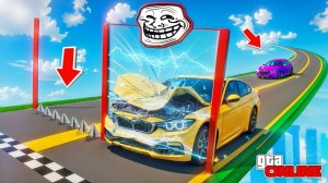 СНОВА ЗАПУСТИЛИ ТРОЛЛИНГ СКИЛЛ-ТЕСТ! АААААААААА!!!  НАЙДИ ПРАВИЛЬНЫЙ ПУТЬ | ПАРКУР В ГТА 5 ОНЛАЙН