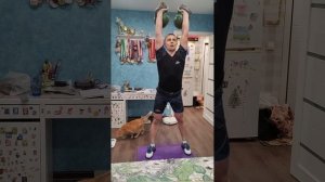 07.07.2025 троеборье, толчок 2*24 кг 5 минут результат 62 раза