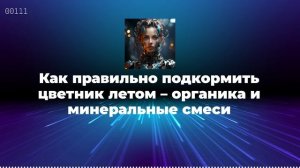 Как правильно подкормить цветник летом – органика и минеральные смеси