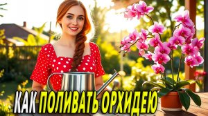 Как Поливать Орхидею