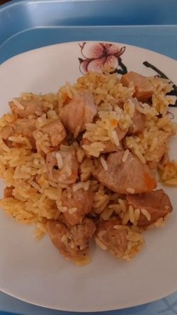 Плов домашний очень вкусный 👍😋😋#еда #ужин