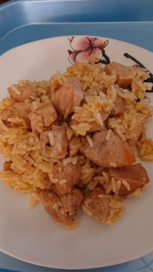 Плов домашний очень вкусный 👍😋😋#еда #ужин
