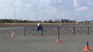 Кубок Самарской области по мотоджимхане 2022 / BMW F800R / Вторая попытка